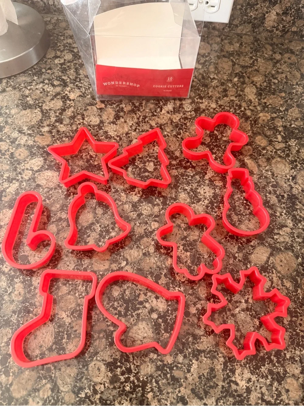 Wondershop Red Holiday Cookie Cutter Set